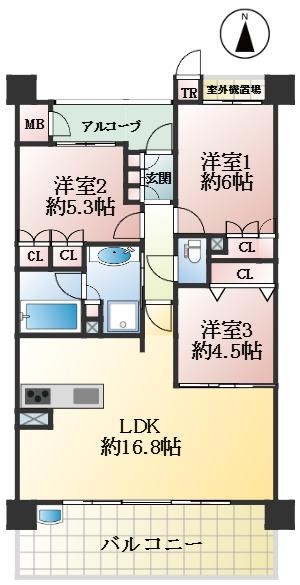 西宮市両度町 間取画像